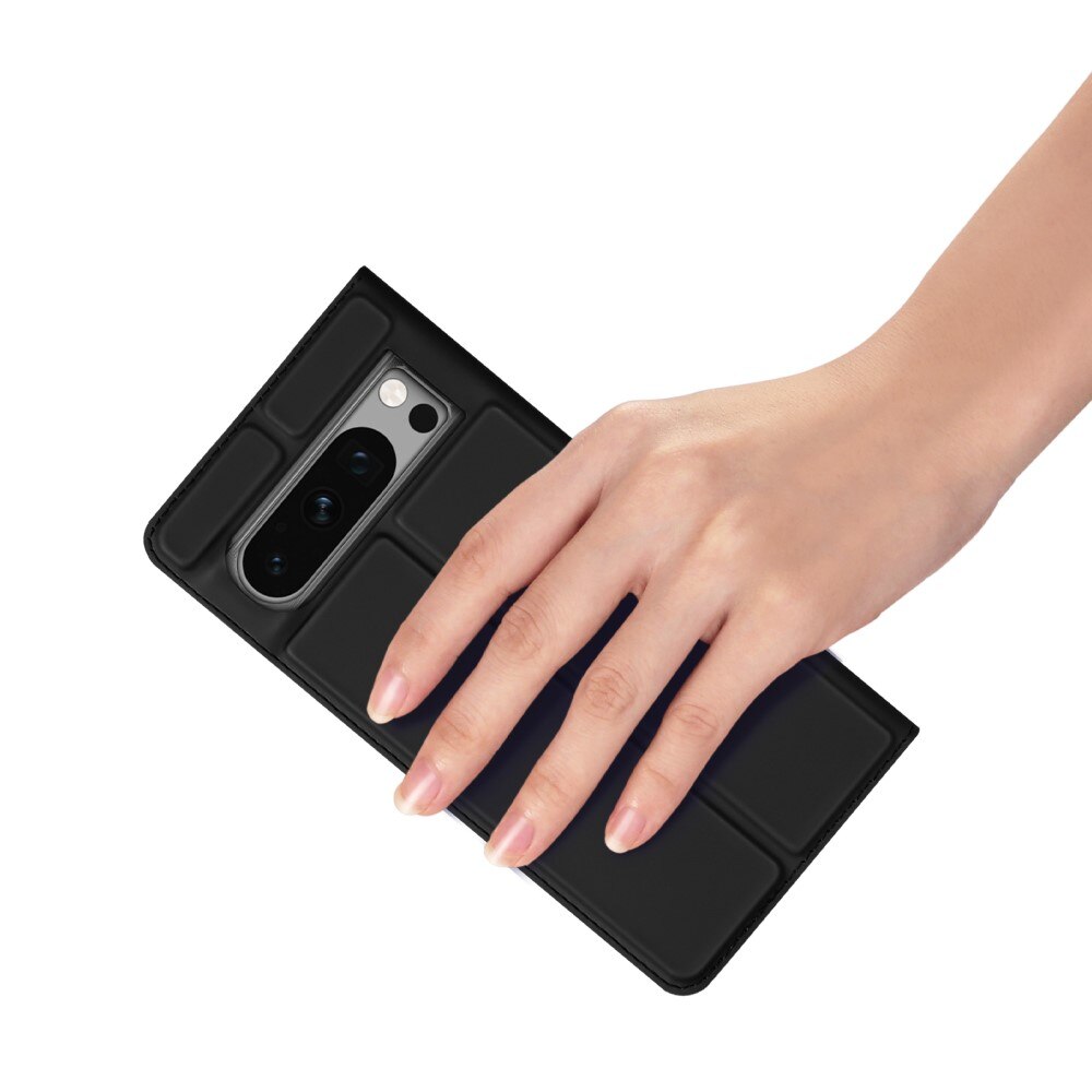Étui portefeuille Skin Pro Series Google Pixel 8 Pro, Noir