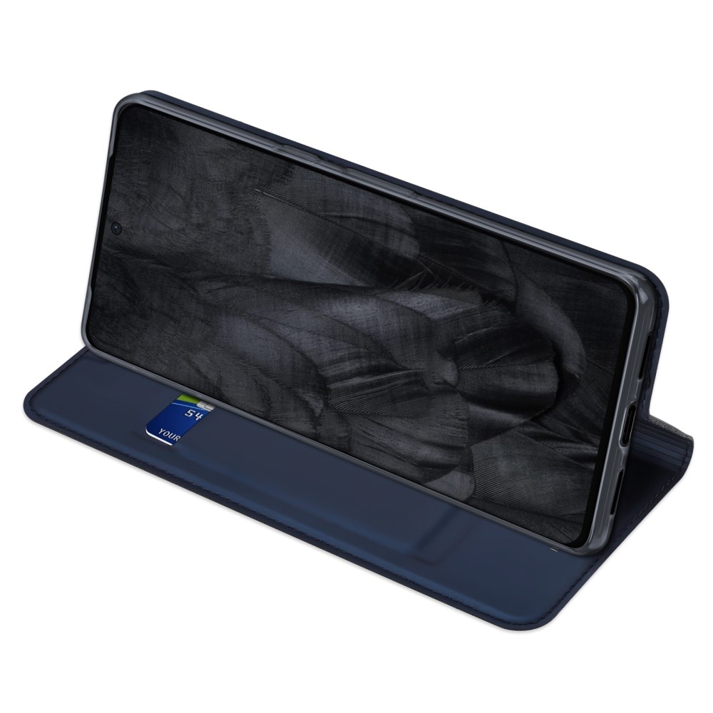 Étui portefeuille Skin Pro Series Google Pixel 8 Pro, Bleu