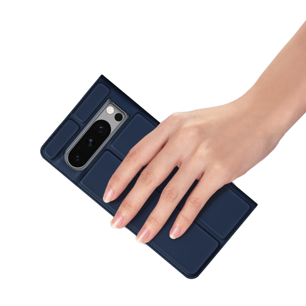 Étui portefeuille Skin Pro Series Google Pixel 8 Pro, Bleu