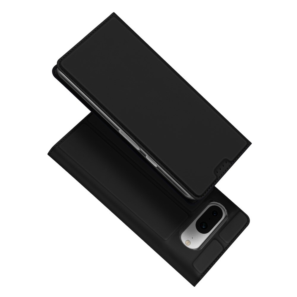 Étui portefeuille Skin Pro Series Google Pixel 8, Noir