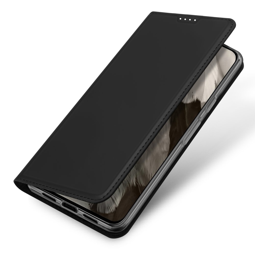 Étui portefeuille Skin Pro Series Google Pixel 8, Noir