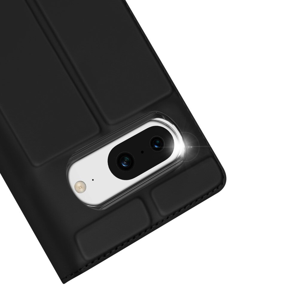 Étui portefeuille Skin Pro Series Google Pixel 8, Noir