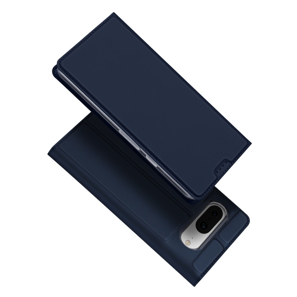 Étui portefeuille Skin Pro Series Google Pixel 8, Bleu