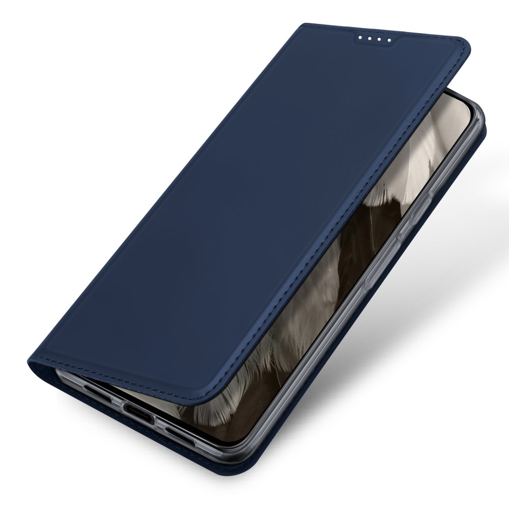 Étui portefeuille Skin Pro Series Google Pixel 8, Bleu