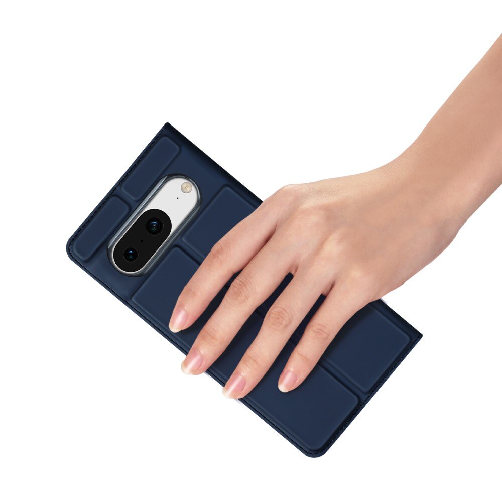 Étui portefeuille Skin Pro Series Google Pixel 8, Bleu