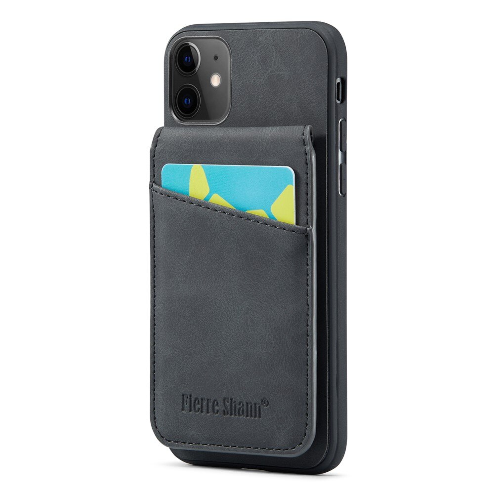 Coque avec plusieurs fentes anti-RFID iPhone 11, noir