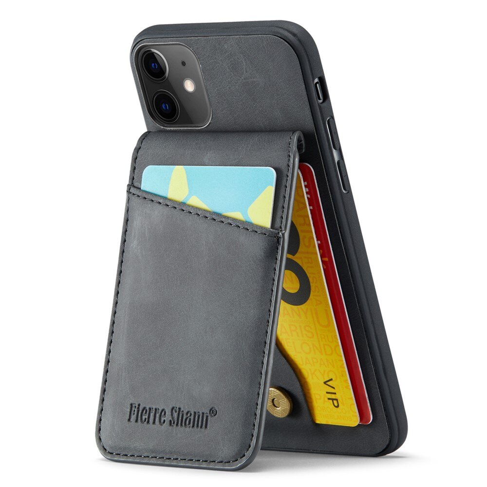 Coque avec plusieurs fentes anti-RFID iPhone 11, noir