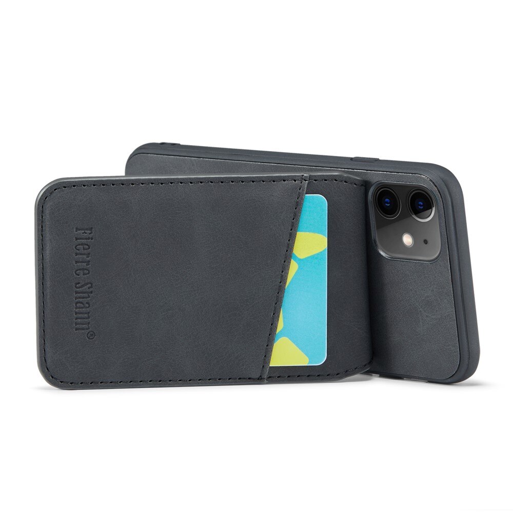 Coque avec plusieurs fentes anti-RFID iPhone 11, noir