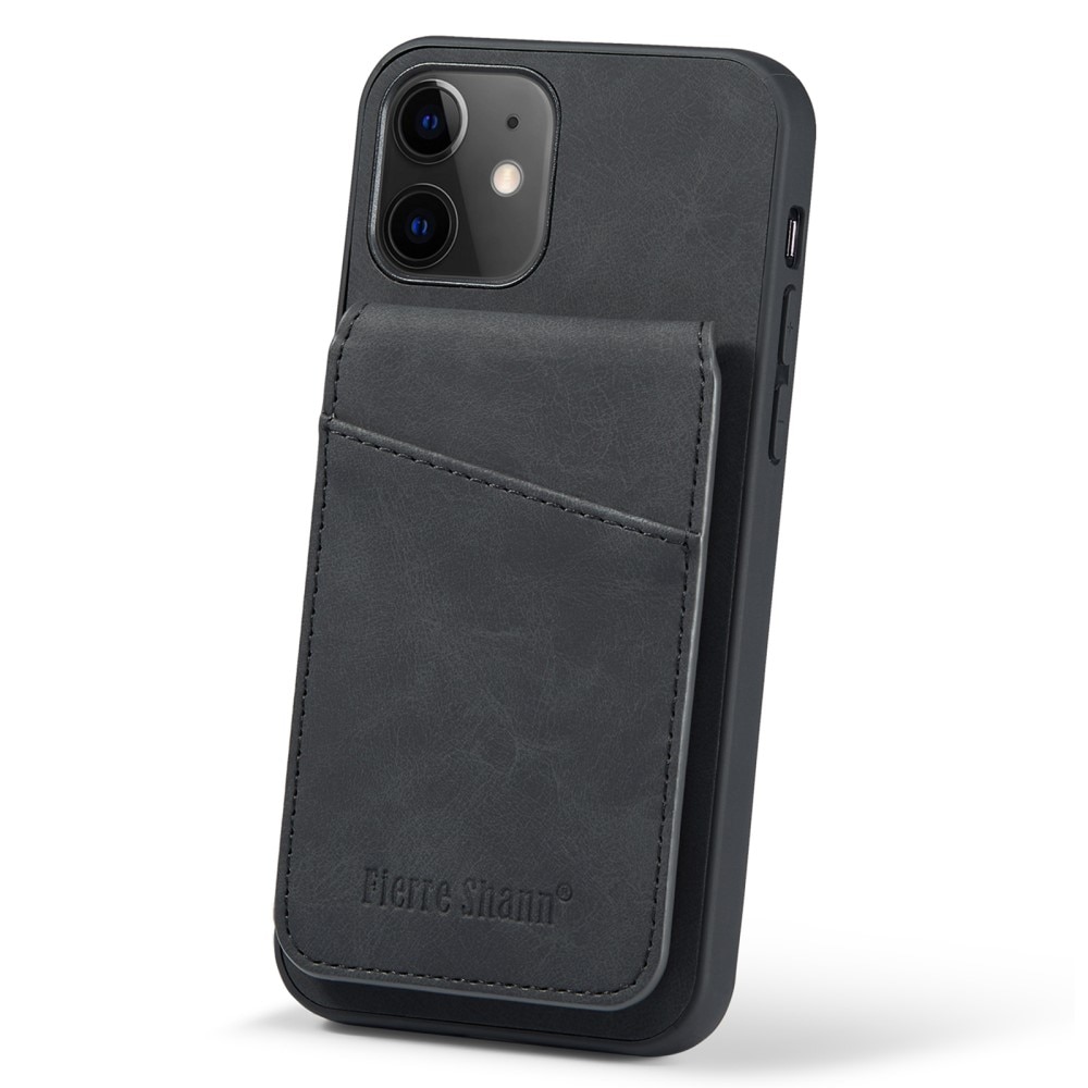 Coque avec plusieurs fentes anti-RFID iPhone 12/12 Pro, noir