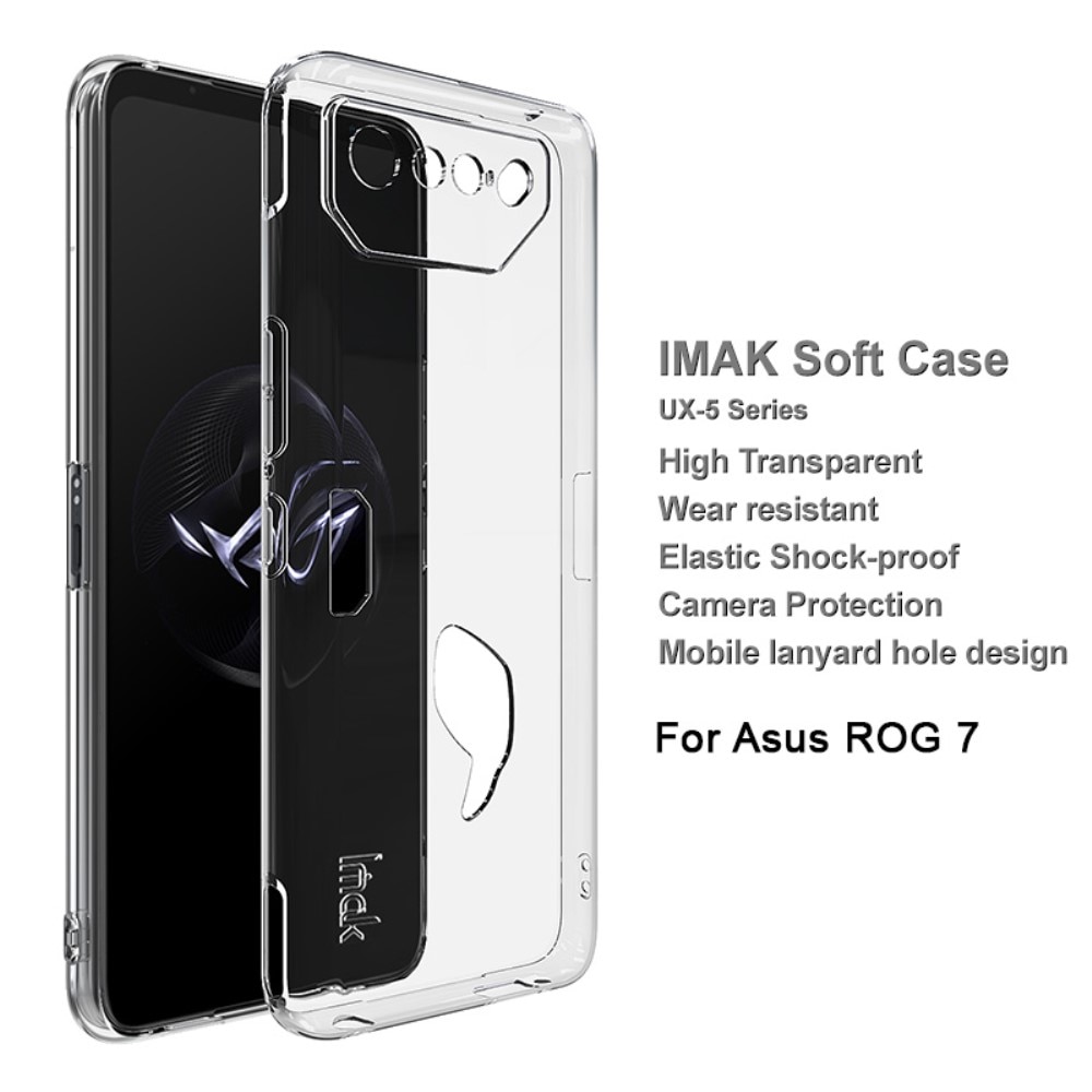 Coque TPU Case Asus ROG Phone 7 Ultimate, Crystal Clear