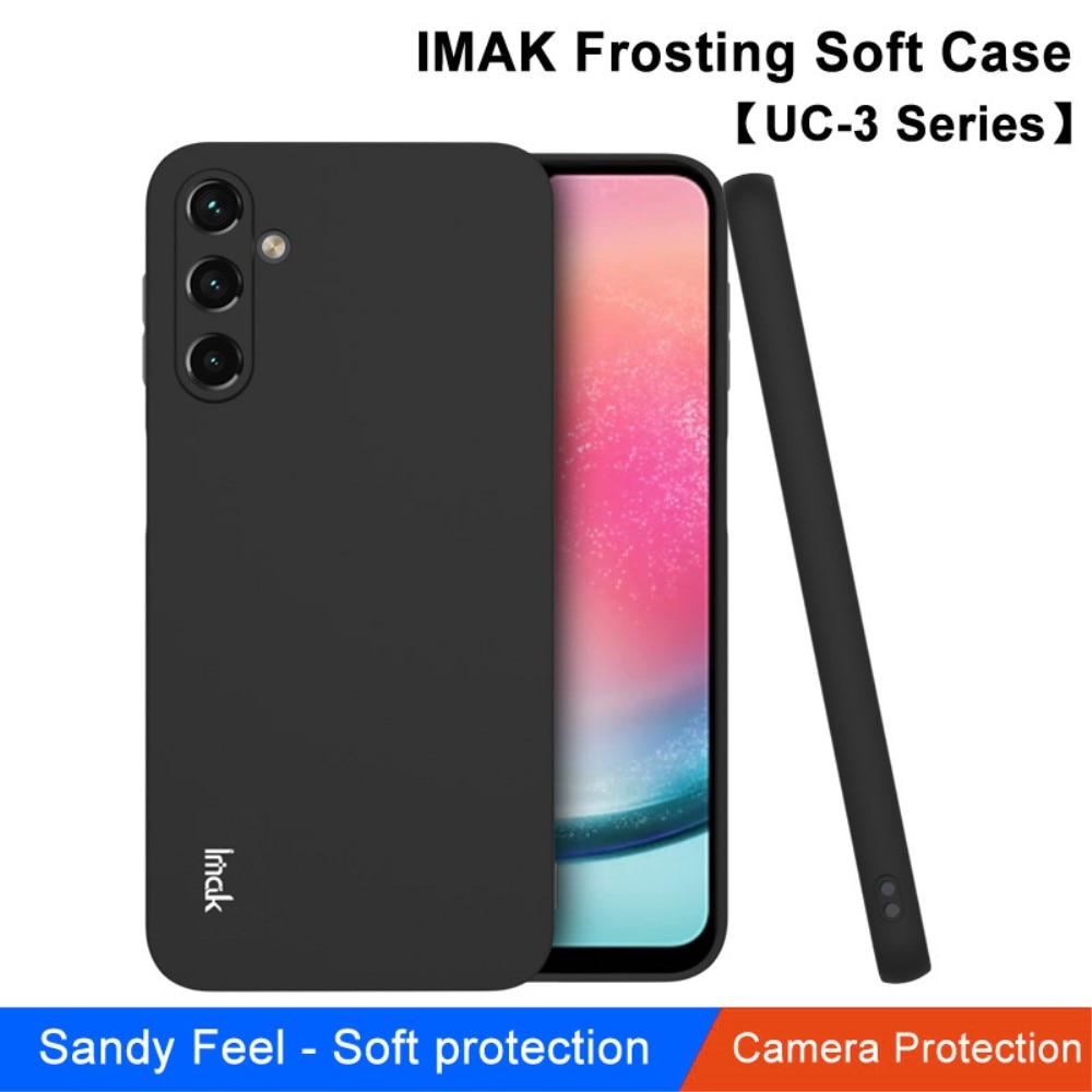 Coque Frosted TPU Samsung Galaxy A24, Black