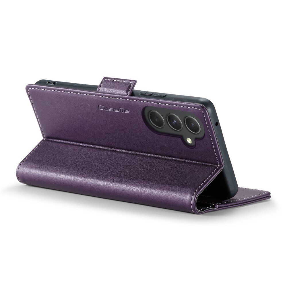 Étui portefeuille mince anti-RFID Samsung Galaxy A54, Violet