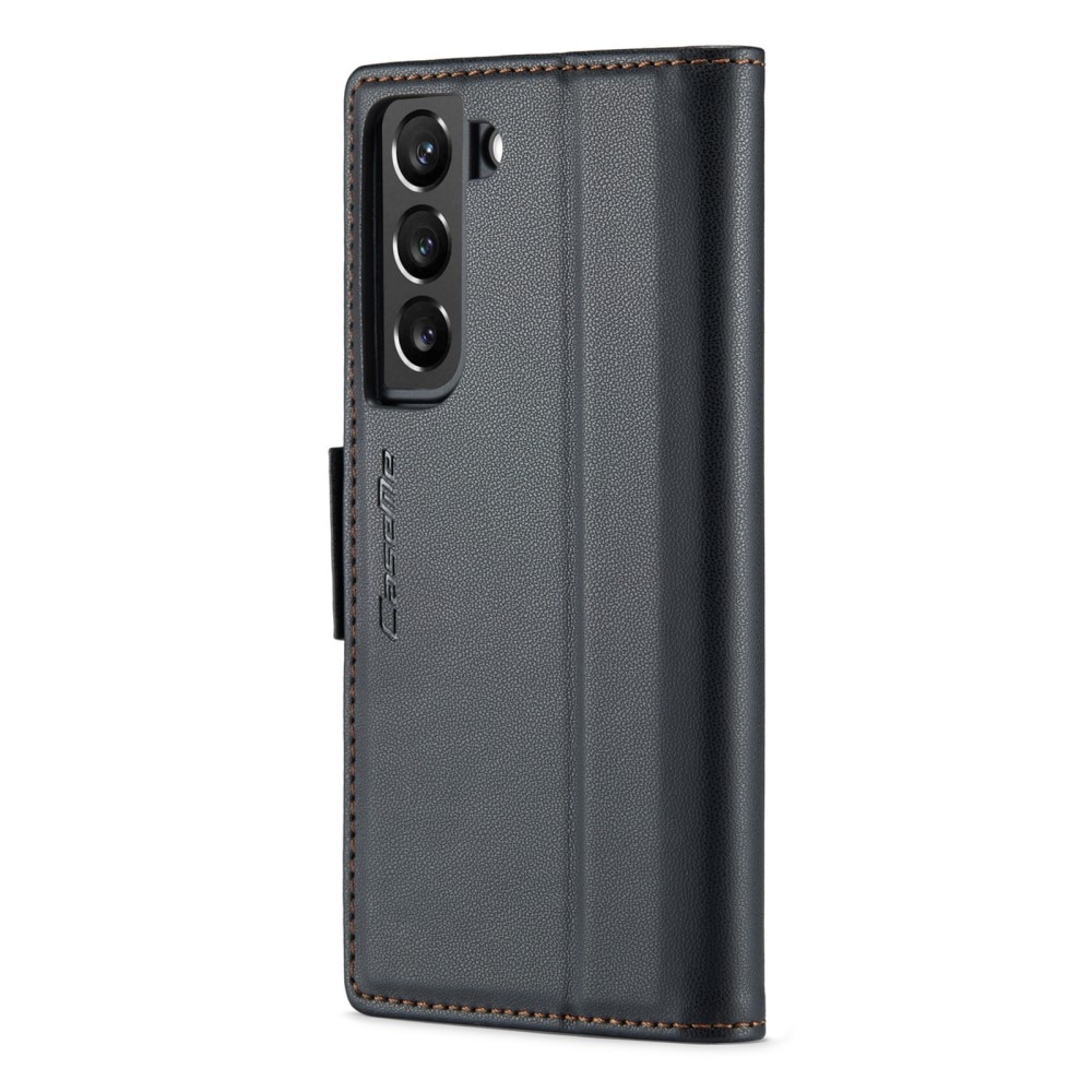 Étui portefeuille mince anti-RFID Samsung Galaxy S22 Plus, Noir