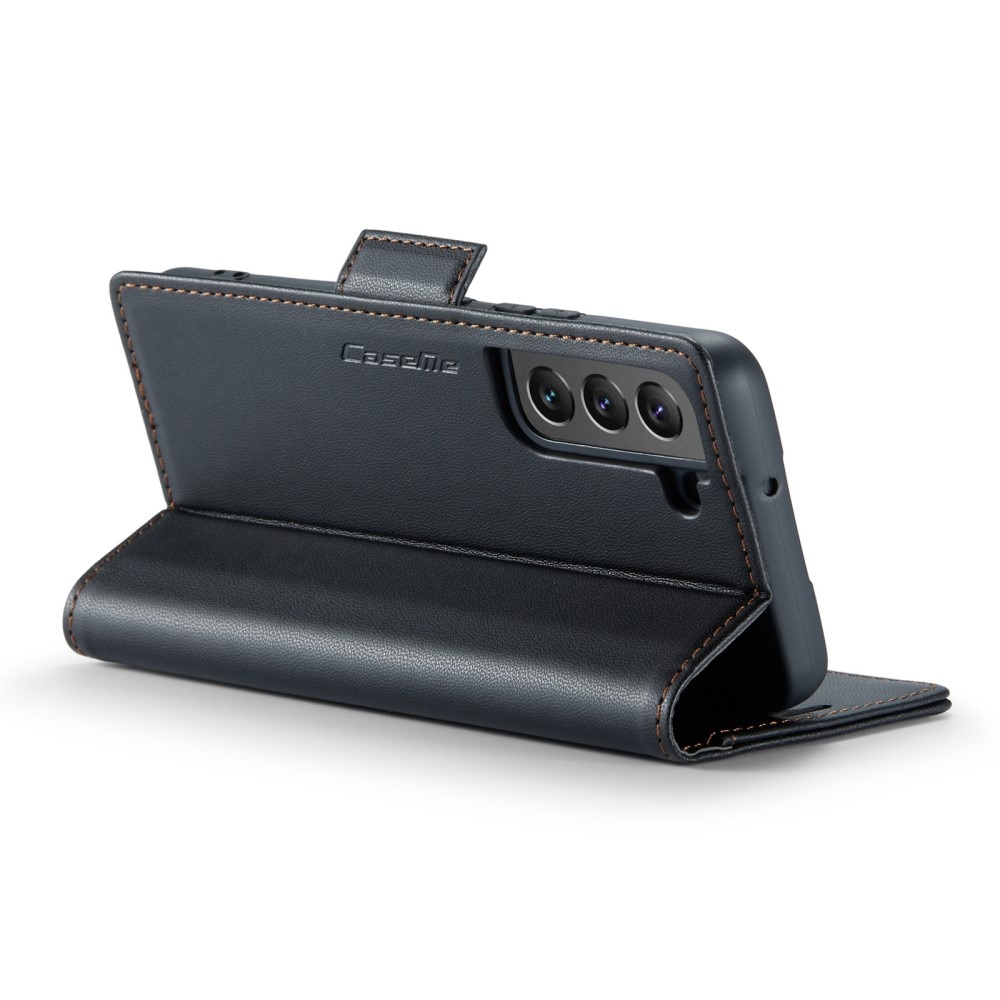 Étui portefeuille mince anti-RFID Samsung Galaxy S22 Plus, Noir