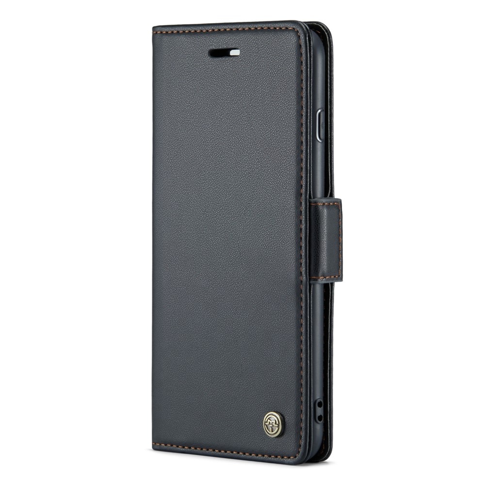 Étui portefeuille mince anti-RFID iPhone 7 Plus/8 Plus, noir