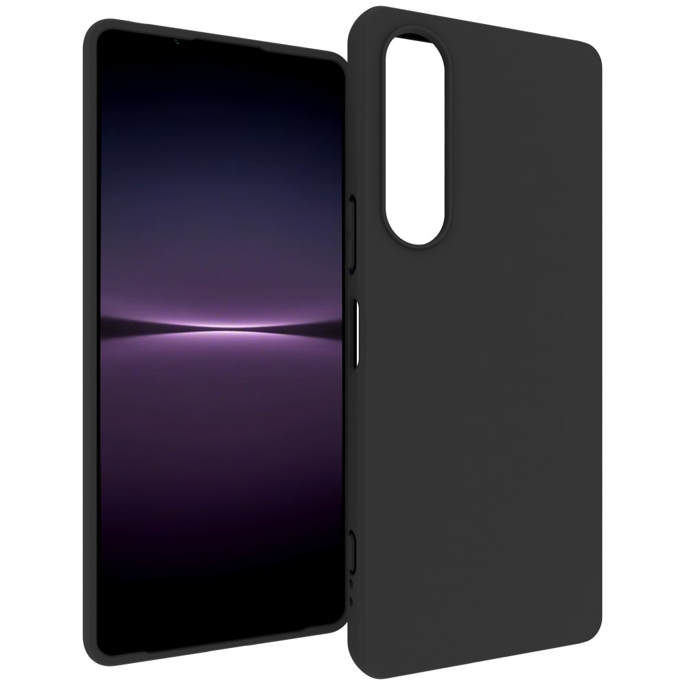 Coque TPU Sony Xperia 1 V, noir