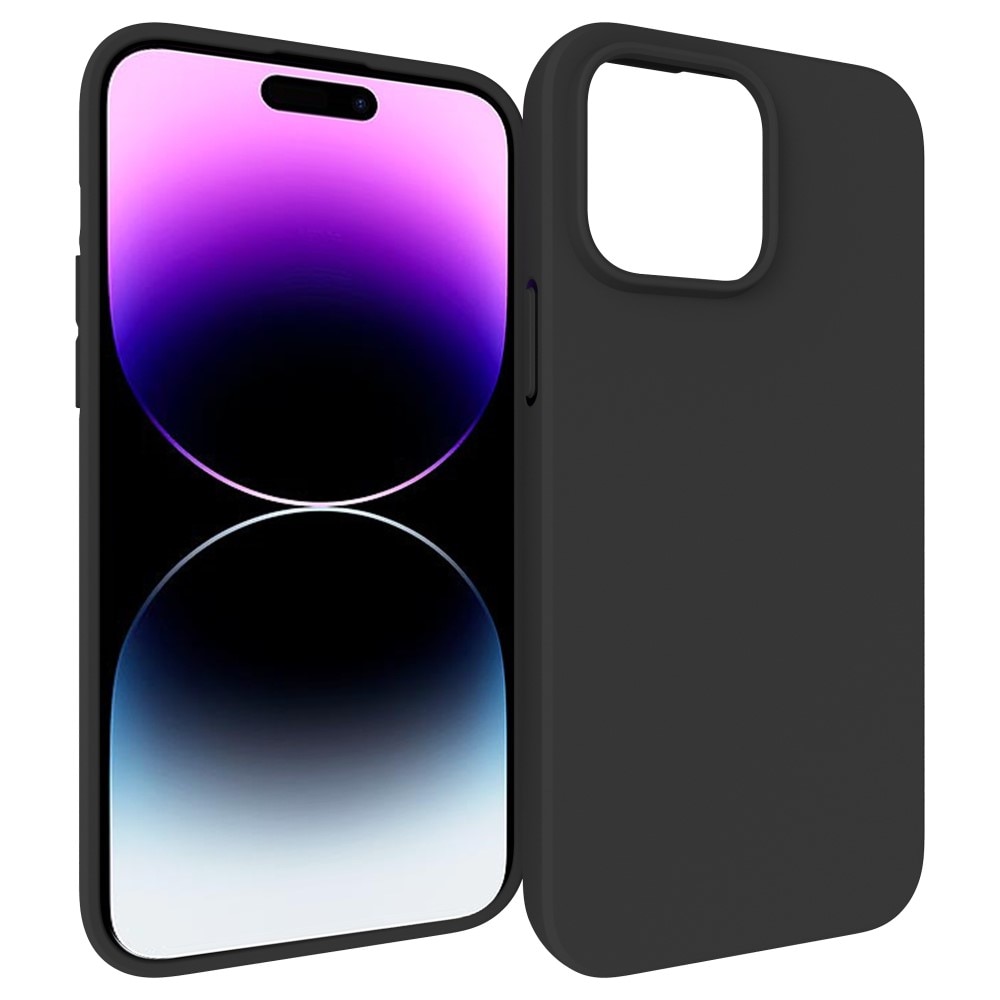 Coque TPU iPhone 15 Pro Max, noir