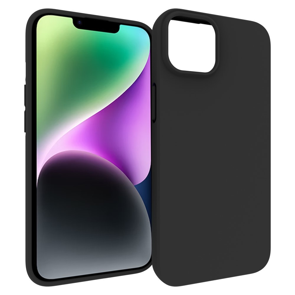 Coque TPU iPhone 15, noir