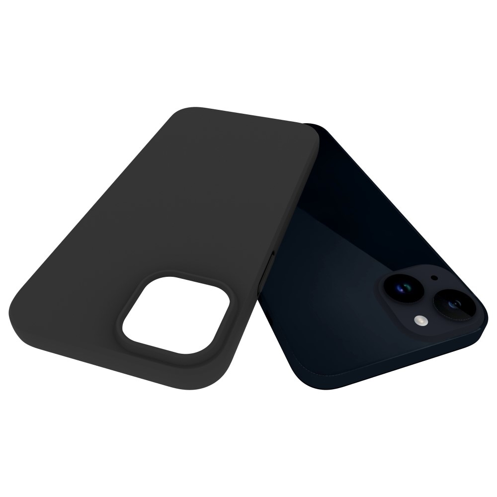 Coque TPU iPhone 15, noir