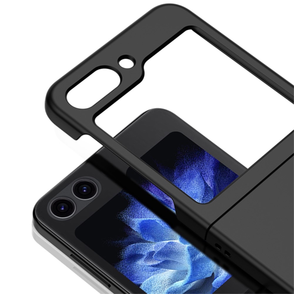 Coque dures caoutchoutées Samsung Galaxy Z Flip 5, noir
