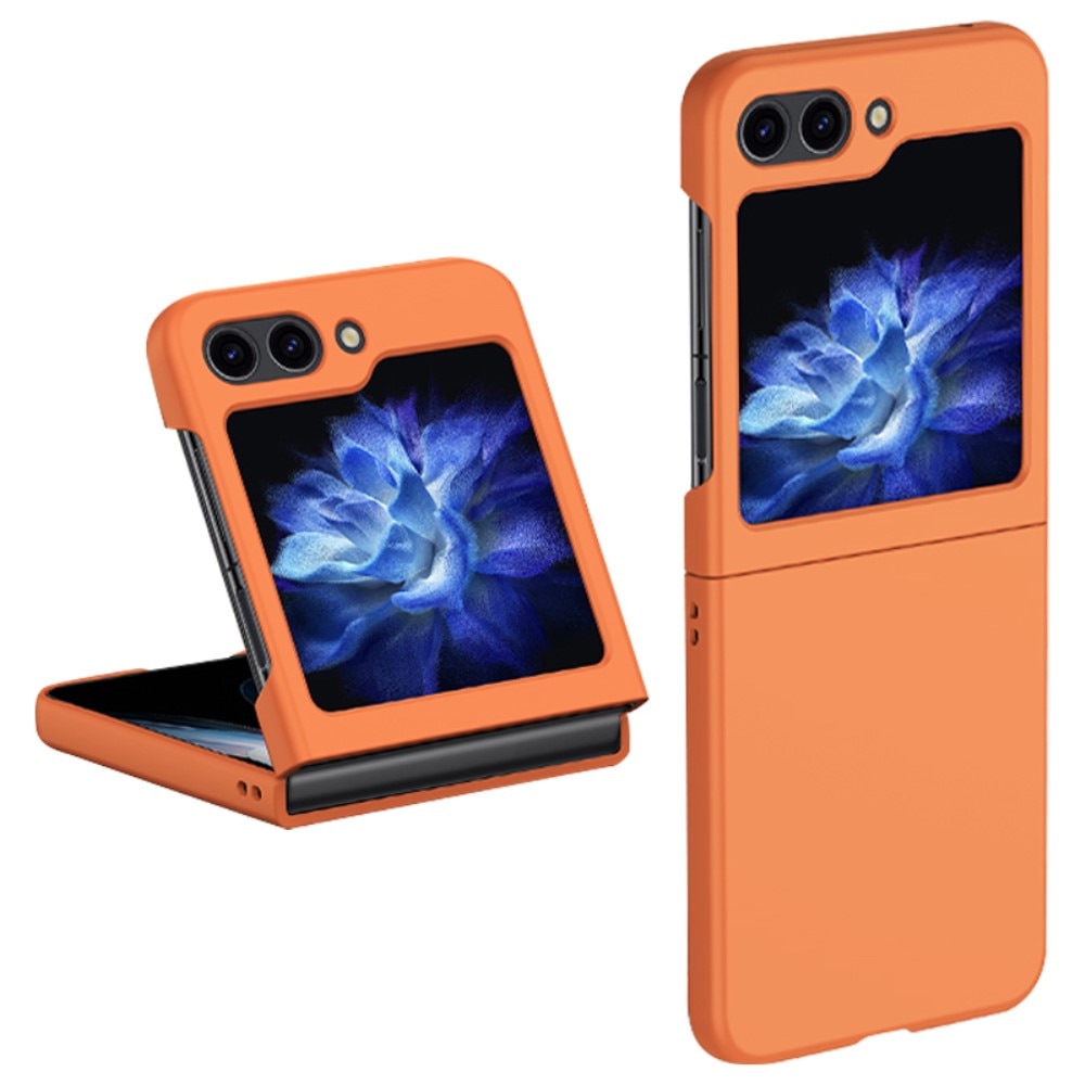Coque dures caoutchoutées Samsung Galaxy Z Flip 5, orange