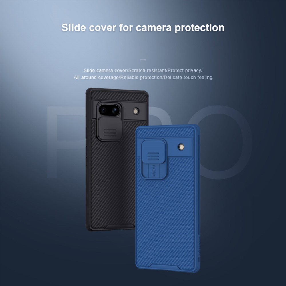 Coque CamShield Google Pixel 7a, Bleu