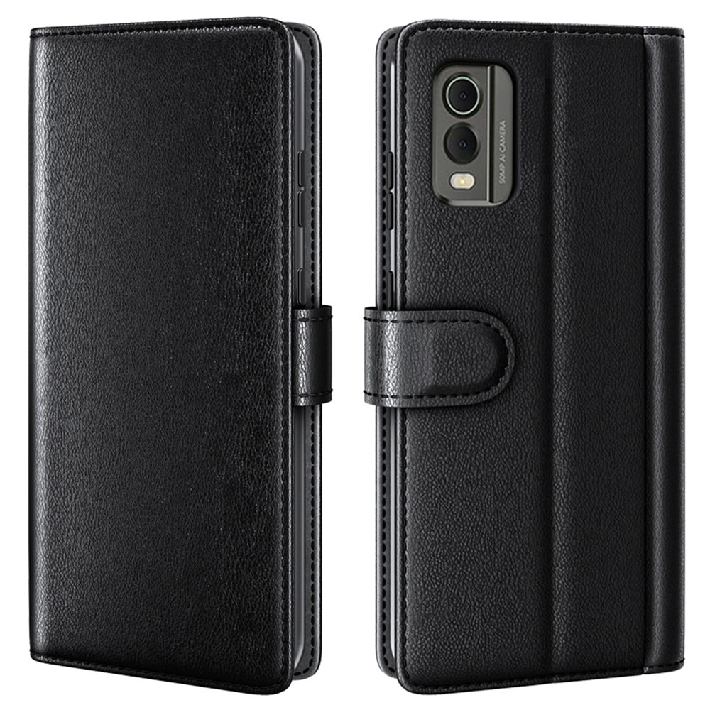 Étui en cuir veritable  Nokia C32, Noir