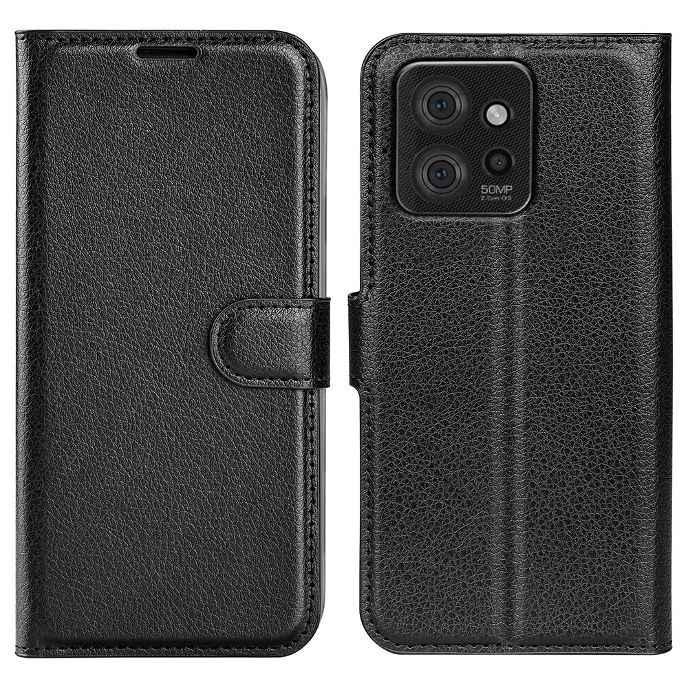 Coque portefeuille Motorola ThinkPhone, noir