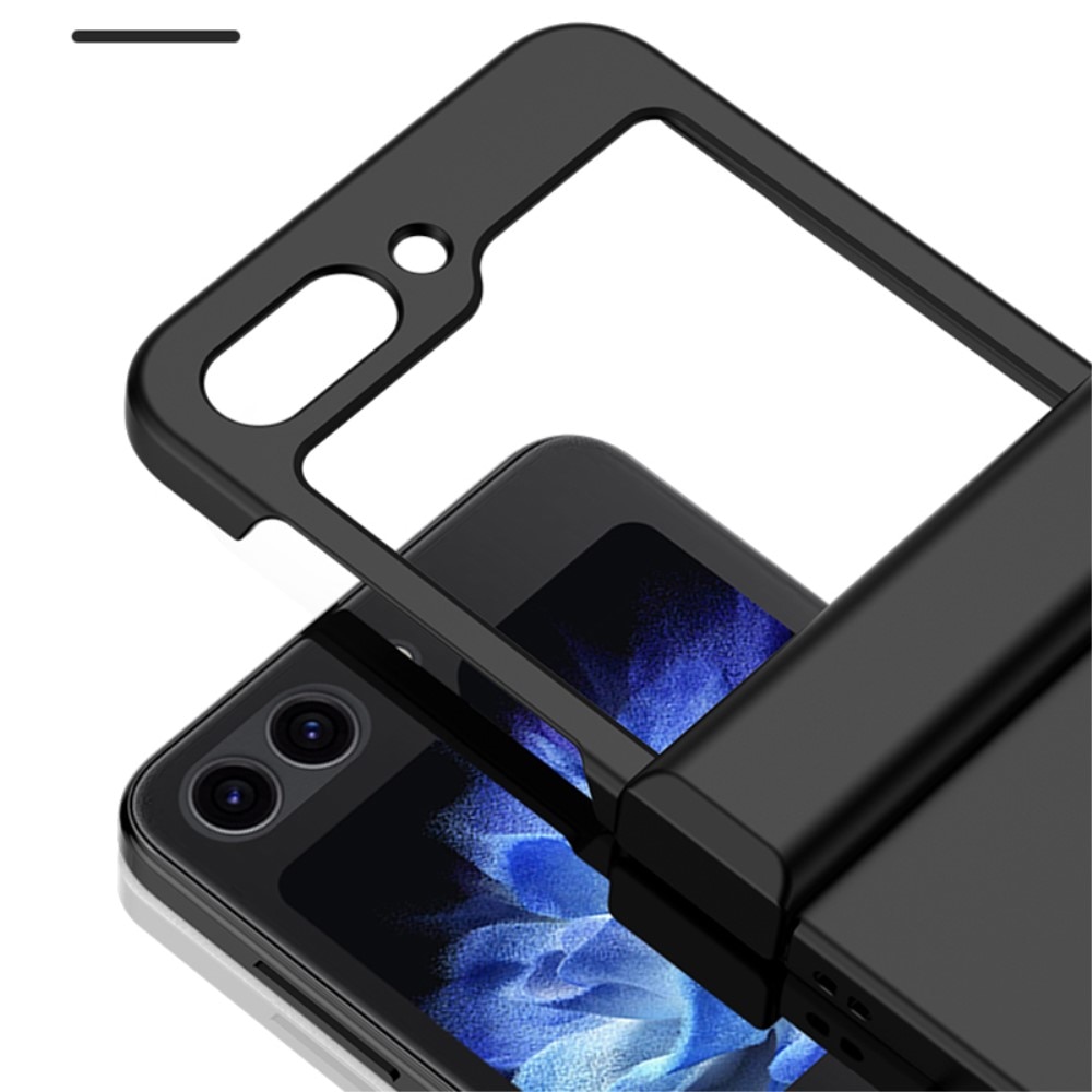 Coque dures caoutchoutées Hinge Protection Samsung Galaxy Z Flip 5, noir