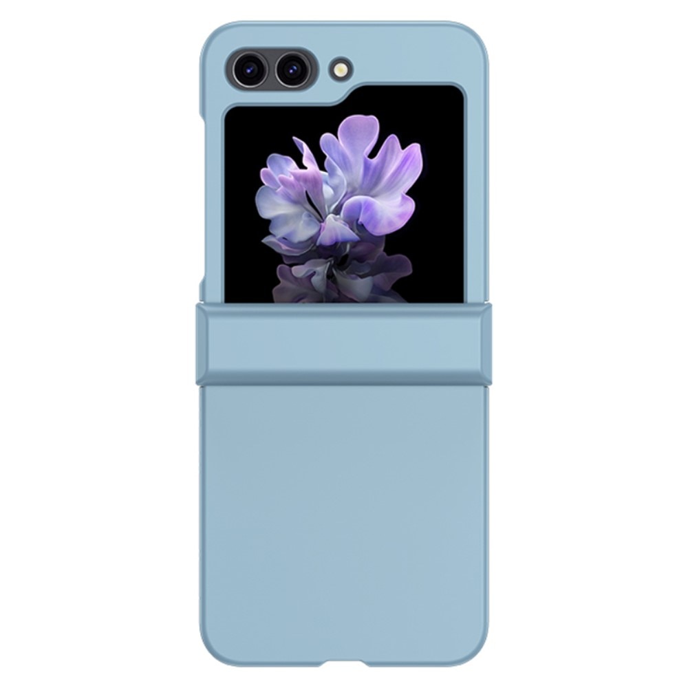 Coque dures caoutchoutées Hinge Protection Samsung Galaxy Z Flip 5, bleu clair