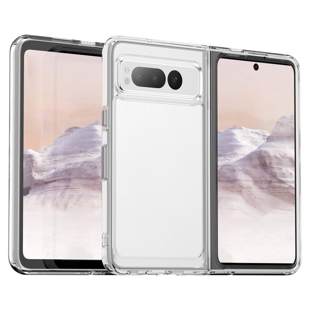 Coque hybride Crystal Hybrid pour Google Pixel Fold, transparent