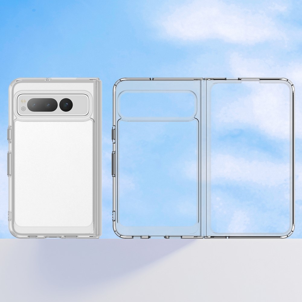 Coque hybride Crystal Hybrid pour Google Pixel Fold, transparent