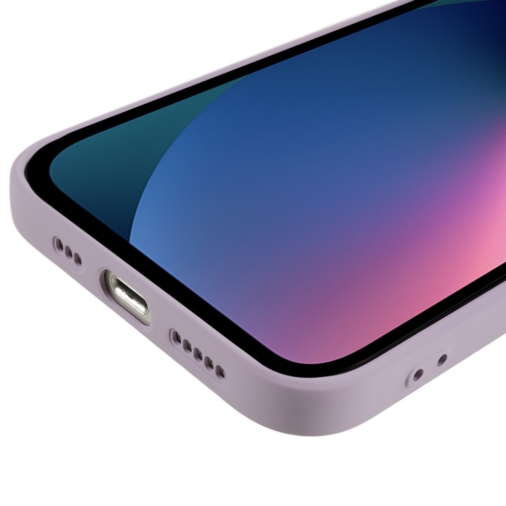 Coque TPU résistante aux chocs iPhone 13 Mini, Violet