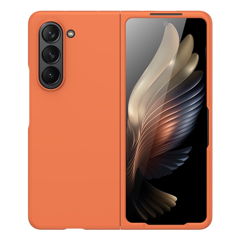 Coque dures caoutchoutées Samsung Galaxy Z Fold 5, orange