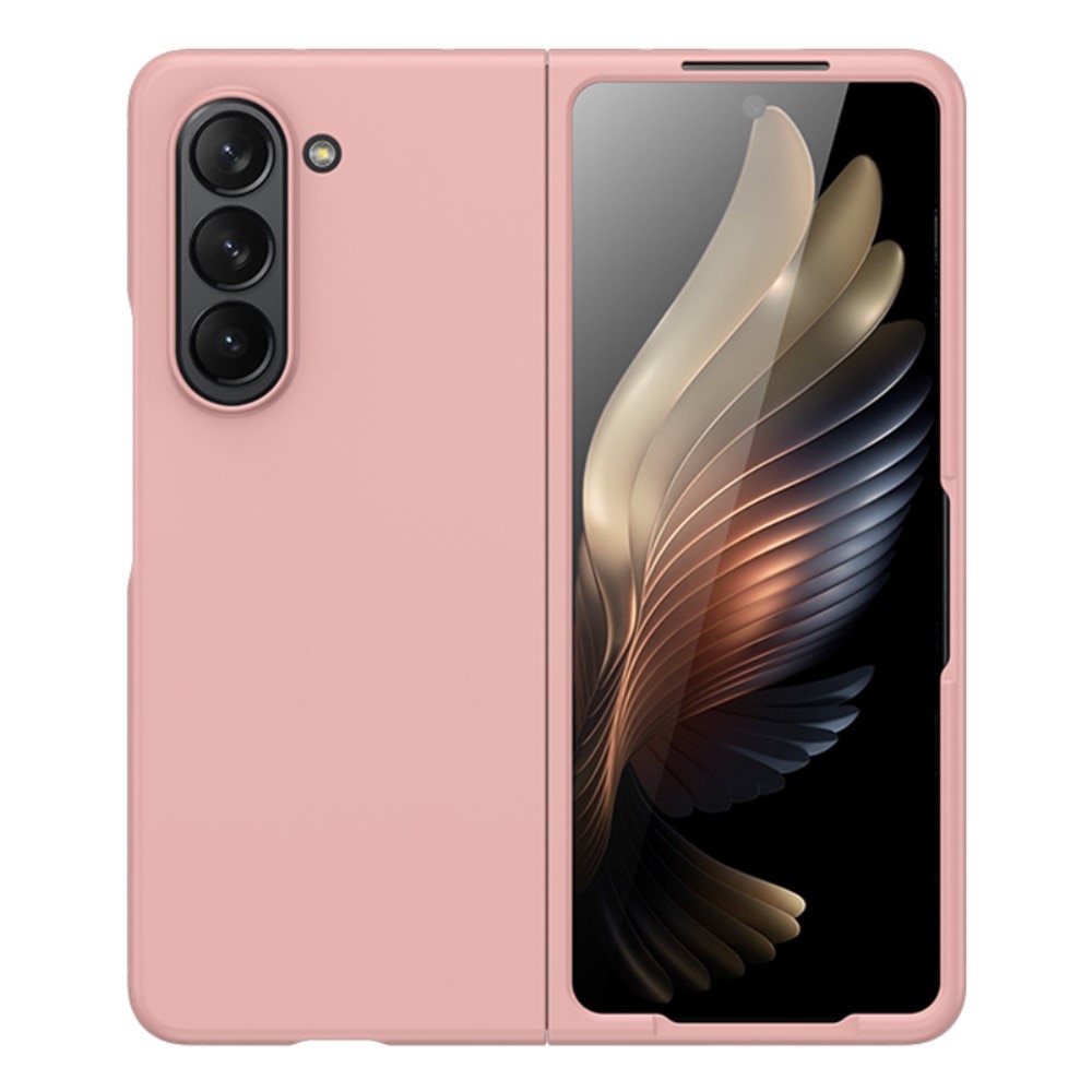 Coque dures caoutchoutées Samsung Galaxy Z Fold 5, rose