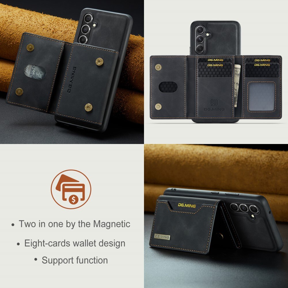 Coque Magnetic Card Slot Samsung Galaxy A54, Noir