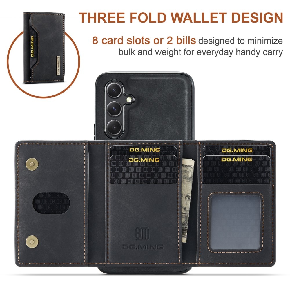 Coque Magnetic Card Slot Samsung Galaxy A54, Noir