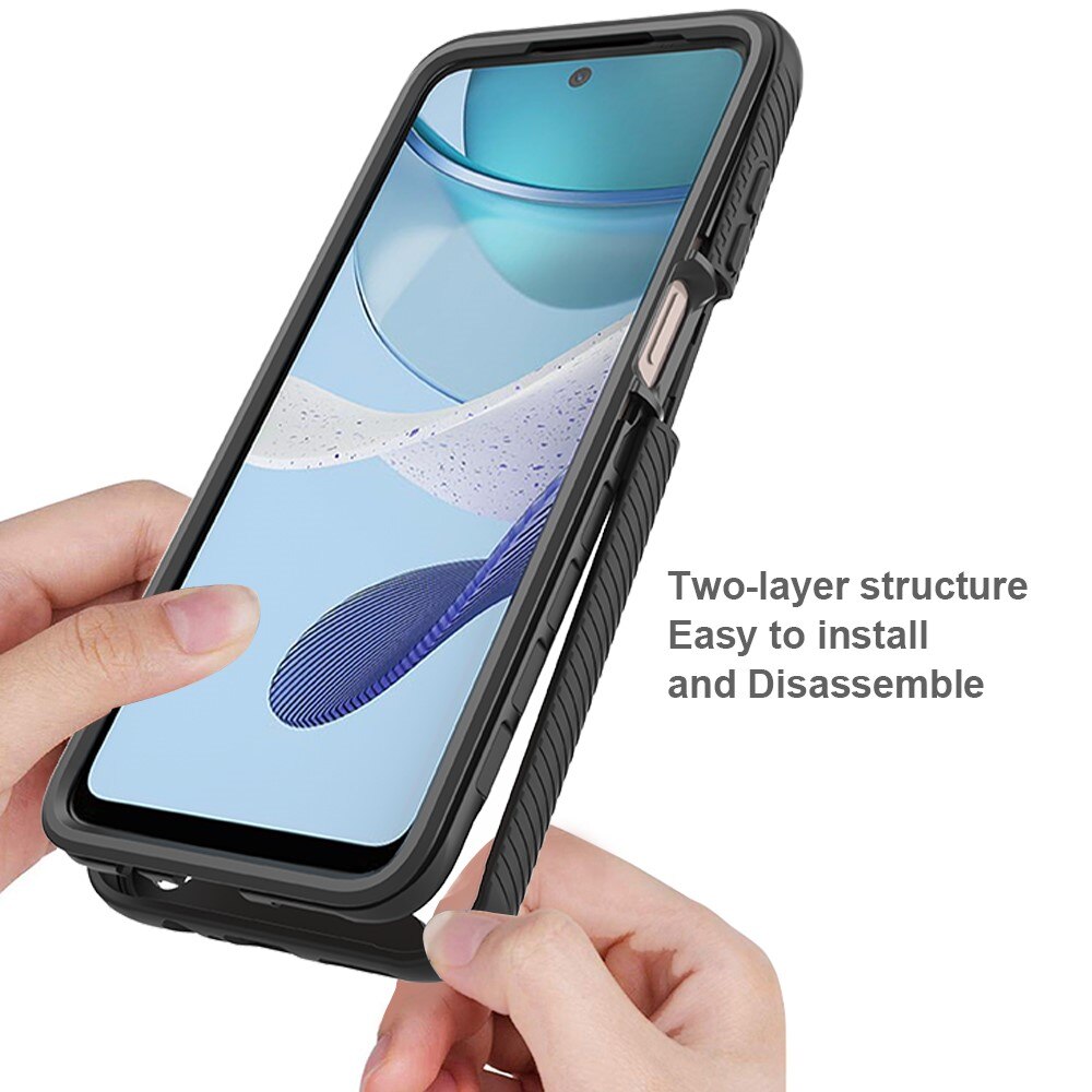 Coque Full Protection Motorola Moto G53, Noir