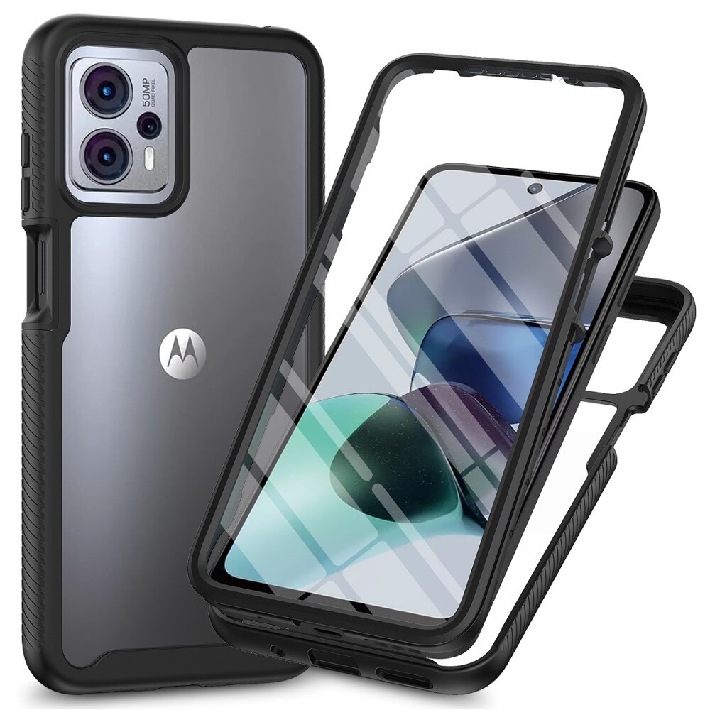 Coque Full Protection Motorola Moto G23, Noir