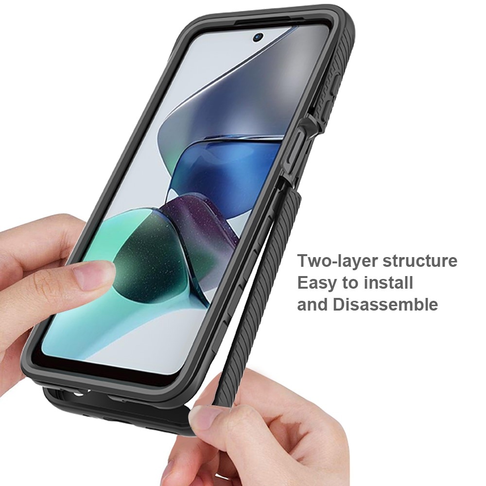 Coque Full Protection Motorola Moto G13, Noir