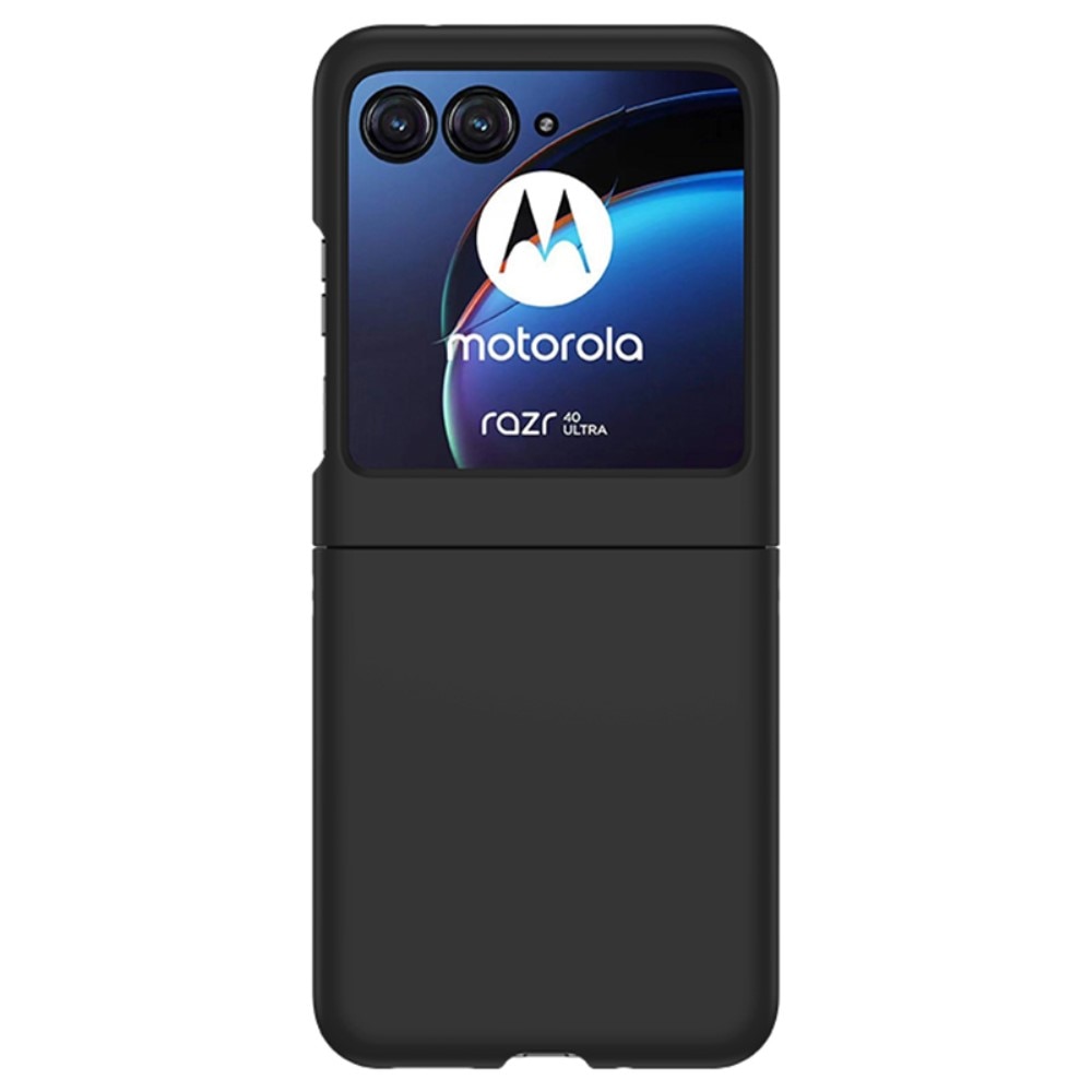 Coque dures caoutchoutées Motorola Razr 40 Ultra, noir