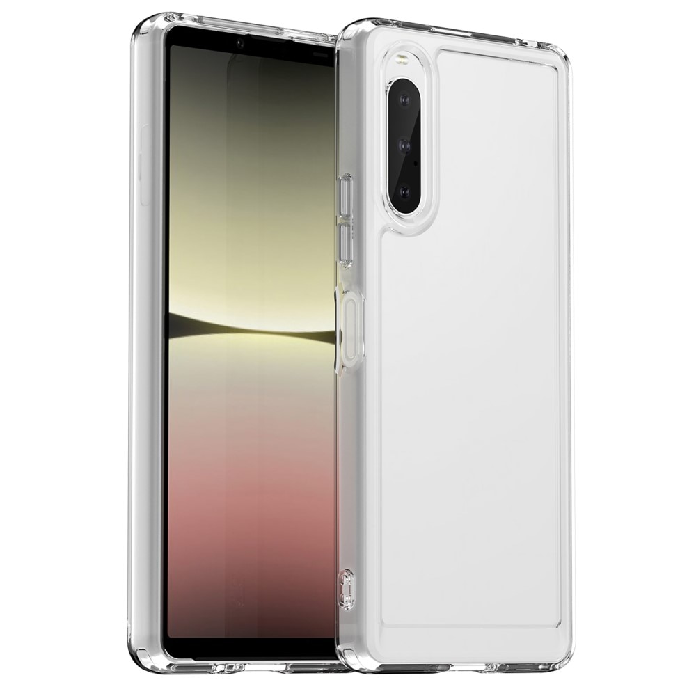 Coque hybride pour Sony Xperia 5 VI, transparent