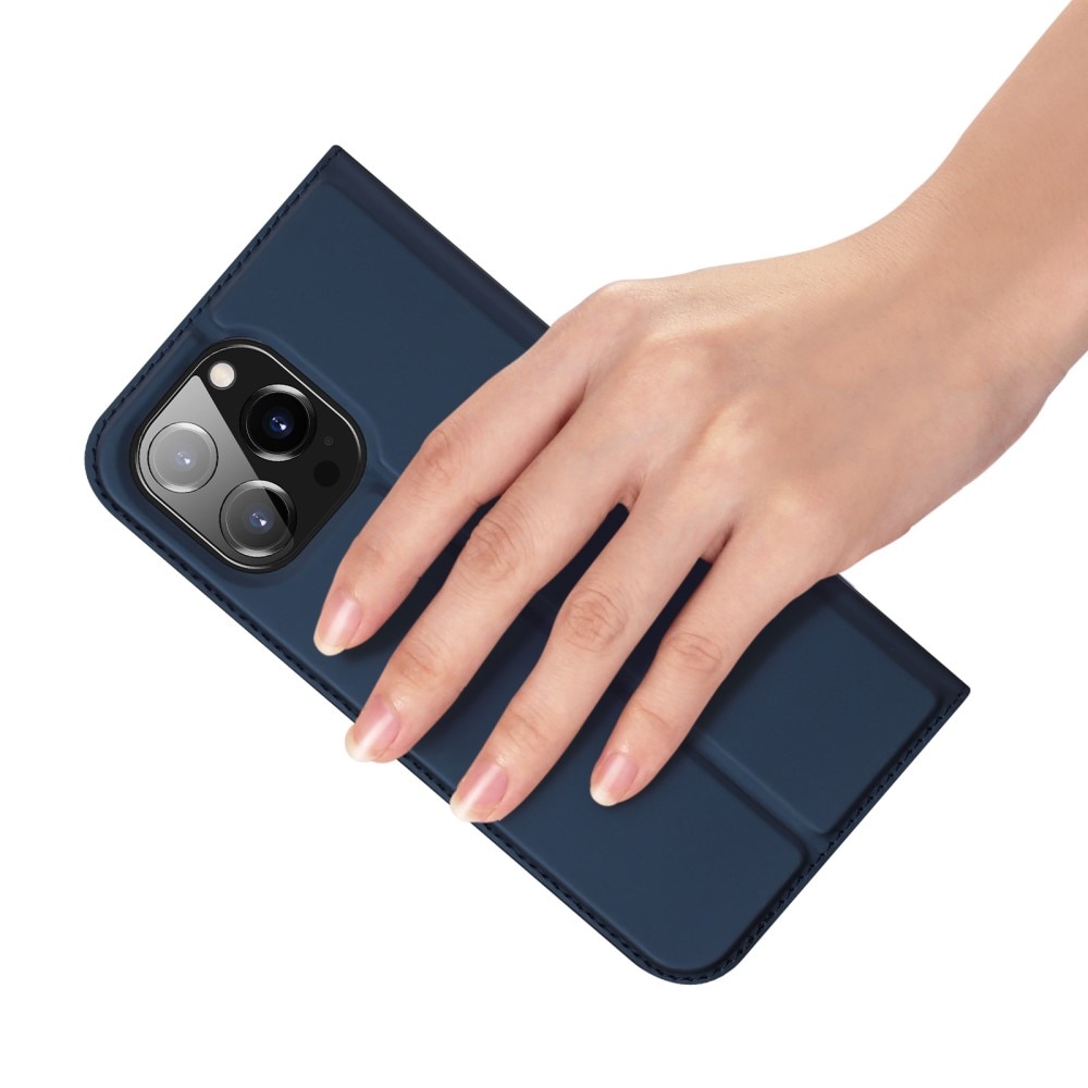 Étui portefeuille Skin Pro Series iPhone 15 Pro Max, Navy