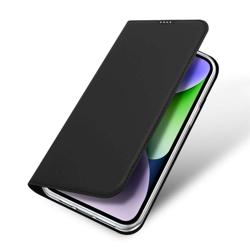 Étui portefeuille Skin Pro Series iPhone 15, Noir