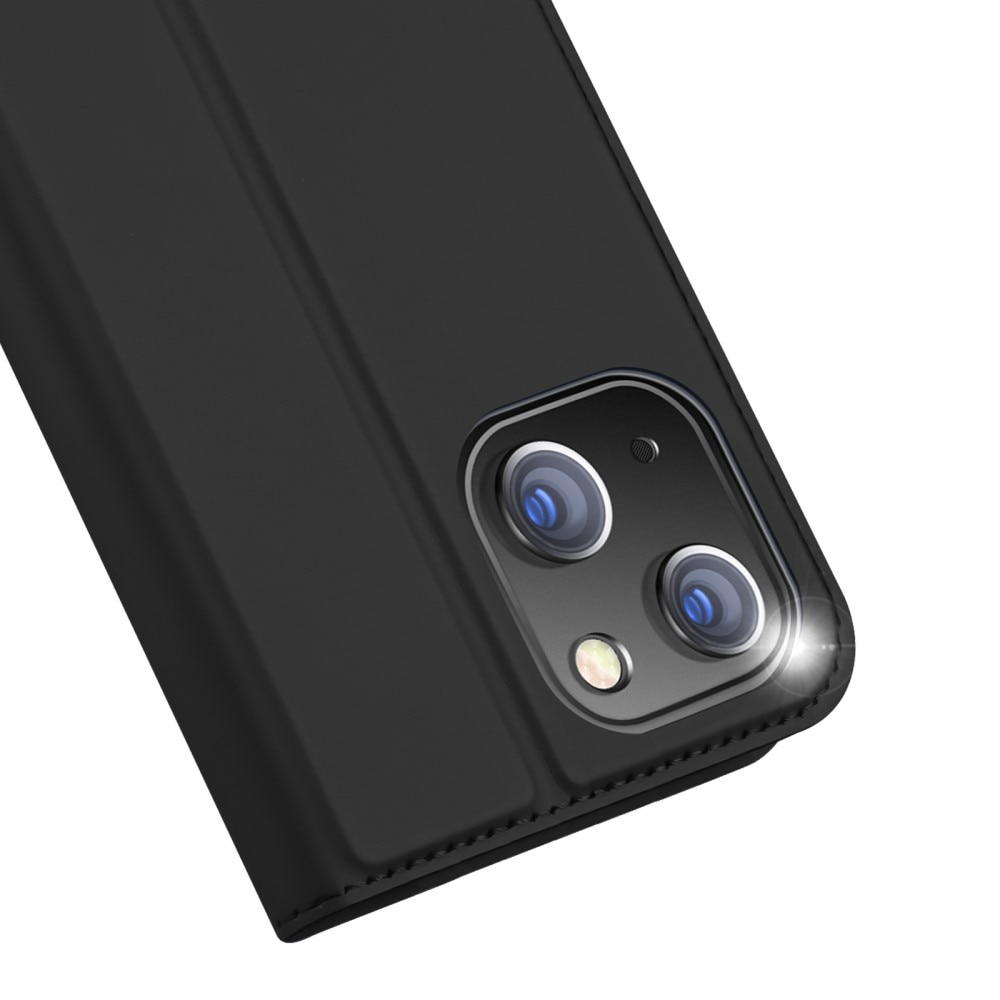 Étui portefeuille Skin Pro Series iPhone 15, Noir