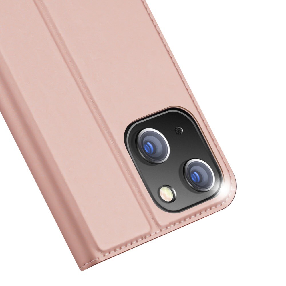 Étui portefeuille Skin Pro Series iPhone 15, Or rose
