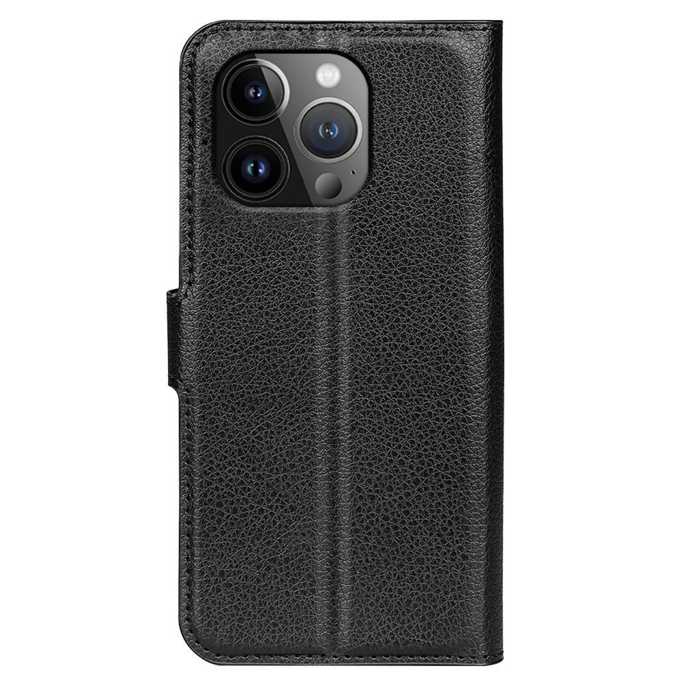 Coque portefeuille iPhone 15 Pro Max, Noir