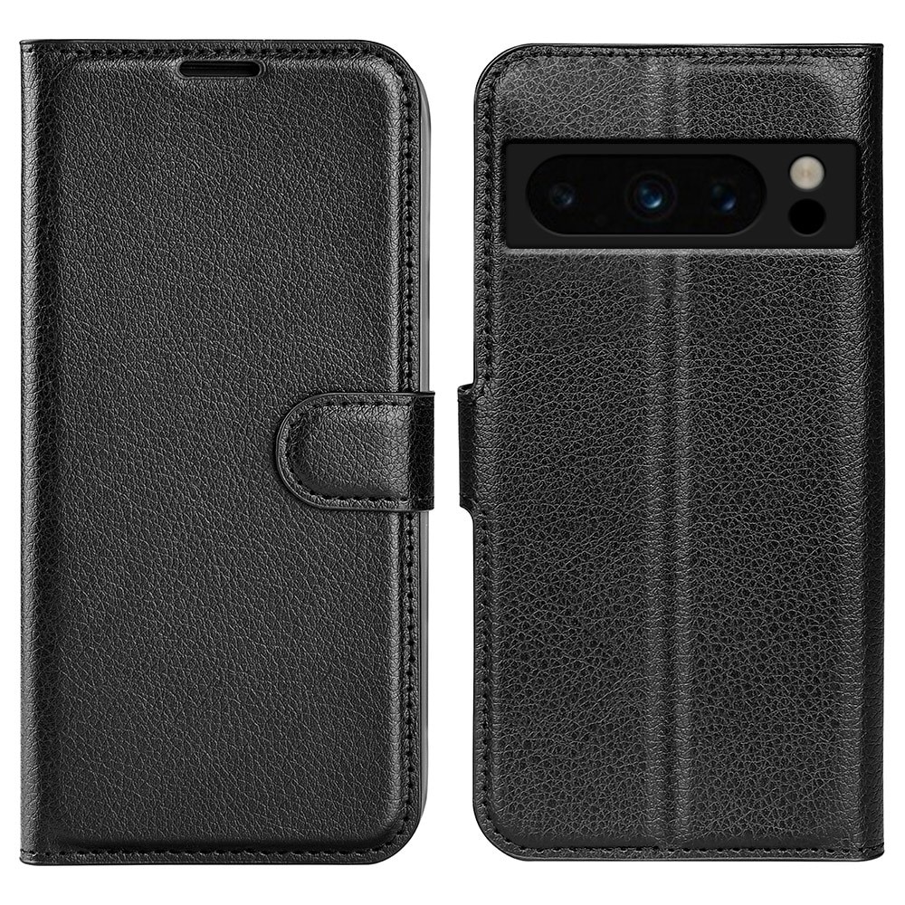 Coque portefeuille Google Pixel 8 Pro, Noir