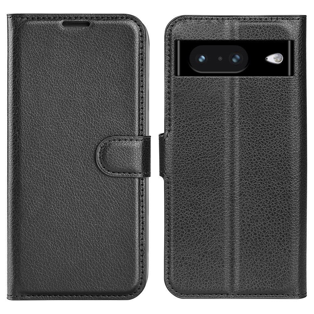 Coque portefeuille Google Pixel 8, noir