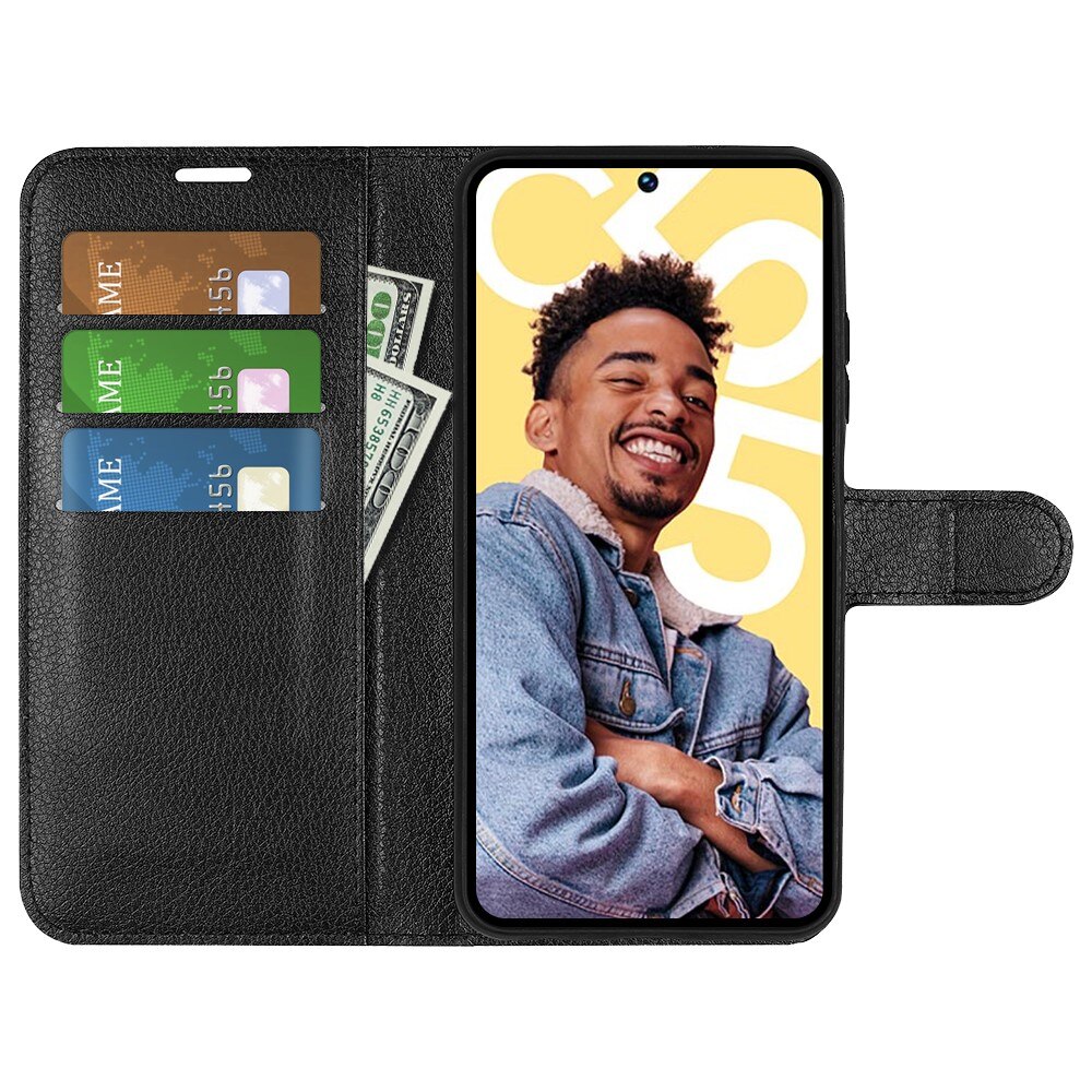 Coque portefeuille Google Pixel 8, Noir